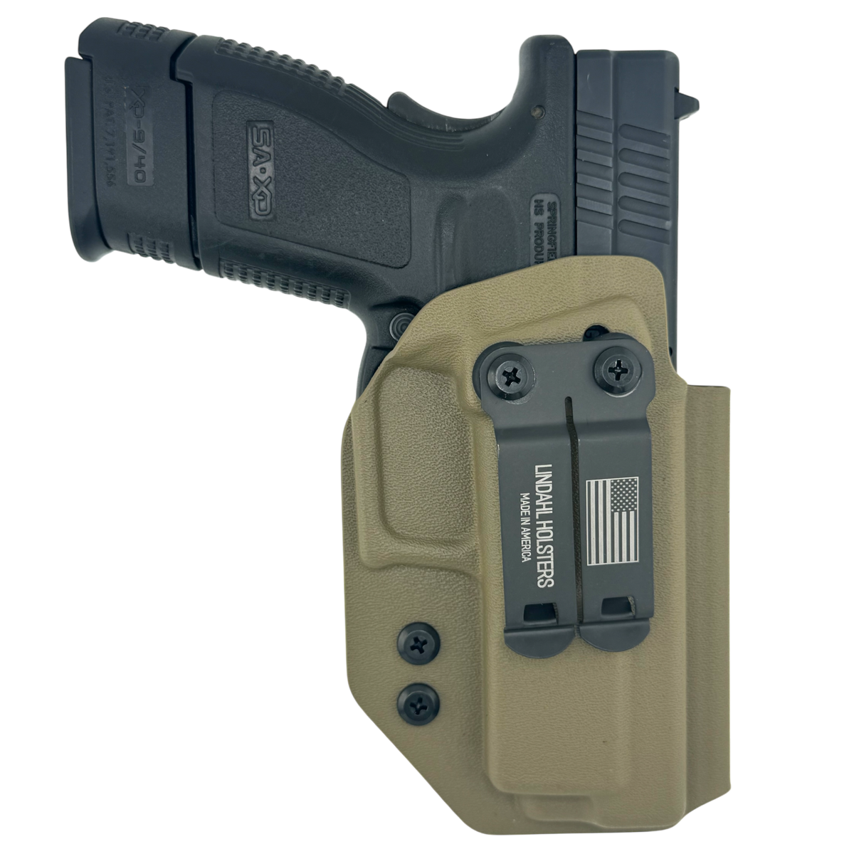 Springfield XD45 4” IWB Holster | Closed-End Kydex Concealed Carry ...